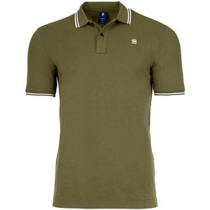 G-Star RAW - Dunda Slim Stripe Polo - Groen - D17127-5864-b230