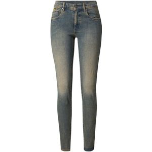 G-star 3301 Skinny Spijkerbroek - Denim - Donkerblauw - 94% Katoen - 5-Pocket