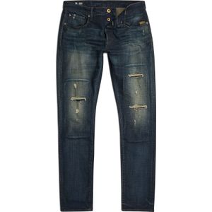 G-STAR 3301 Slim Jeans, voor heren, blauw (Antique Foundry Repaired 51001-D594-H102), 31W / 32L, Blauw (Antique Foundry Repaired 51001-d594-h102), 31W / 32L