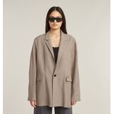 Boyfriend Blazer - Beige - Dames