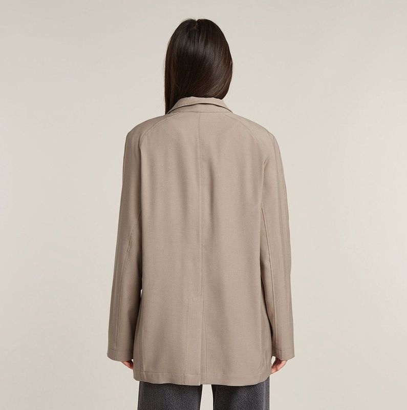 Boyfriend Blazer - Beige - Dames
