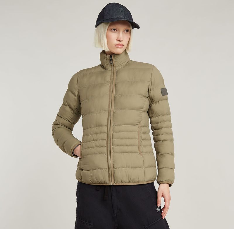 Lichtgewicht Gewatteerd Jack - Groen - Dames