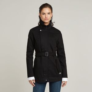 G-Star RAW - D25991-D715- Trenchcoat - Zwart