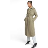 G-star - Fluid Trenchcoat - Kuitlengte - Regular Fit - Lange Mouwen