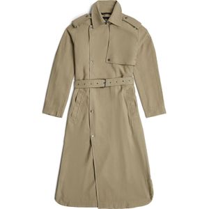 G-star - Fluid Trenchcoat - Kuitlengte - Regular Fit - Lange Mouwen