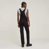 Tuinbroek - Donker Zwart - Biologisch Katoen - Super Stretch