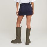 Cargozak - Strokenrok - Effen - Katoen - Knoopsluiting