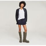 Cargozak - Strokenrok - Effen - Katoen - Knoopsluiting