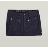 Cargozak - Strokenrok - Effen - Katoen - Knoopsluiting