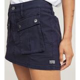 Cargozak - Strokenrok - Effen - Katoen - Knoopsluiting