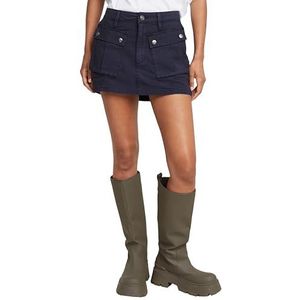 Cargozak - Strokenrok - Effen - Katoen - Knoopsluiting