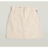 G-STAR - Rok 'Viktoria' - Crème - Minirok - Katoen