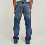 G-STAR Elwood - Jeans - Worn In Blue Creek - 95% Katoen - Regular Straight Fit