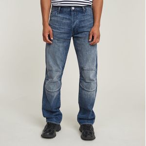 G-STAR Elwood - Jeans - Worn In Blue Creek - 95% Katoen - Regular Straight Fit