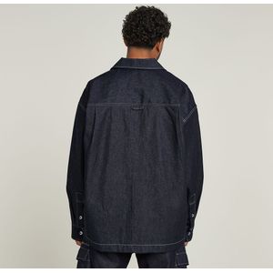 Overhemd - Boxy Fit - Katoen - Denim - Lange Mouwen