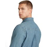 G-Star - D25518-D953-H167 - Denim Overhemd - Blauw - Biologisch Katoen, Duurzaam