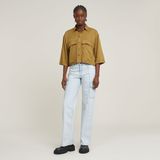 G-star - Boxy T-shirt - Effen - 3/4 Mouw