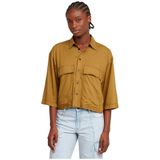 G-star - Boxy T-shirt - Effen - 3/4 Mouw