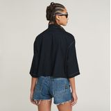 G-STAR - Boxy - Blouse - Navy - Driekwart Mouw