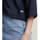 G-STAR - Boxy - Blouse - Navy - Driekwart Mouw