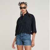 G-STAR - Boxy - Blouse - Navy - Driekwart Mouw