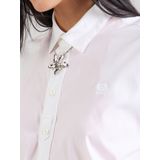 Overhemd - Wit - 98% TENCEL Lyocell, 2% Elastaan - Losse Pasvorm