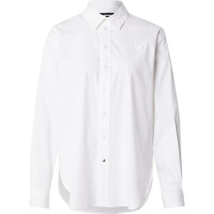 Overhemd - Wit - 98% TENCEL Lyocell, 2% Elastaan - Losse Pasvorm