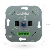 Ledvion - LED Dimmer - Universeel - 5-150W - Fase Afsnijding