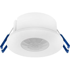 Ledvion - Bewegingsmelder - Wit - Inbouw - Schemerschakelaar - IP65 - 360° - Bereik 8m