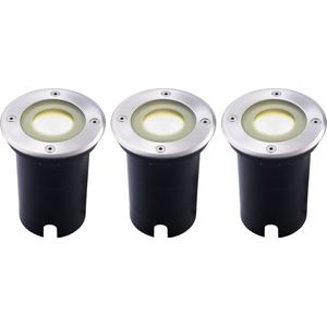 Ledvion - 3X LED Inbouwspot - 5W - 4000K - 1M GU10 - IP67