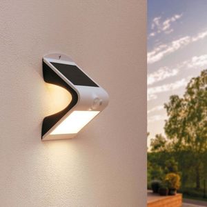 Ledvion - Solar LED Wandlamp - 1.5W - 3000K - IP65 - Wit - 220L
