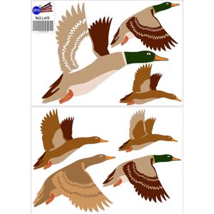 Vogel raamstickers eenden