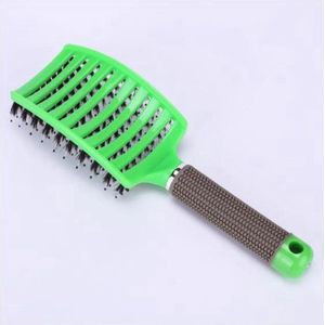 *** Anti Klit Haarborstel-Green Soft-Hairbrush-Professional-van Heble® ***