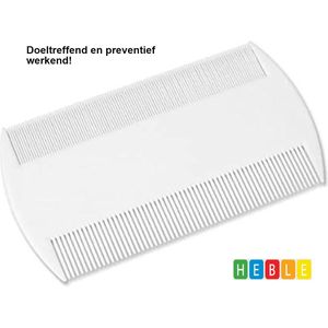 *** luizenkam - Doeltreffend - 2 Maten tanden - Makkelijk Schoonmaken - van Heble® ***
