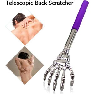 ***Uitschuifbare ruggenkrabber Paars - Kraaienpoot Paars - Uitschuifbaar - Rugkrabber - Massage - Jeuk Rug - Krabben - van Heble® ***