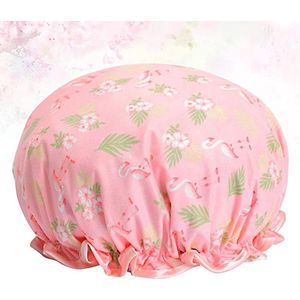 *** Premium Douche Muts - Degelijke BadMuts Flamingo - Duurzaam Droge Haren - Shower Cap - van Heble® ***