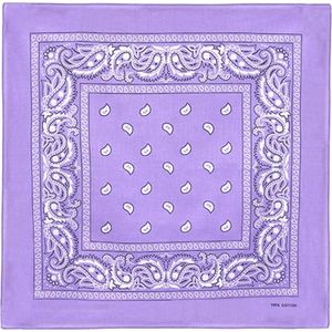 *** Boerenzakdoek Lila - Classic Zakdoek – Bandana Lila - Sport&Spel - van Heble® ***