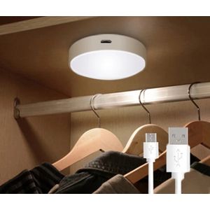 Draadloze ledlamp – Met Bewegingssensor – Draadloze wandlamp – Draadloze ledspot – Usb oplaadbaar – Dimbaar – met Magneet