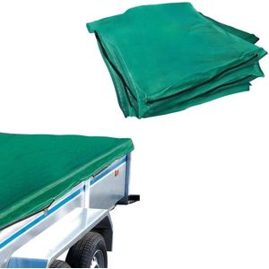Aanhangwagennet - Afdeknet met Elastisch Koord - Fijnmazig - 2.50 x 1.40 meter