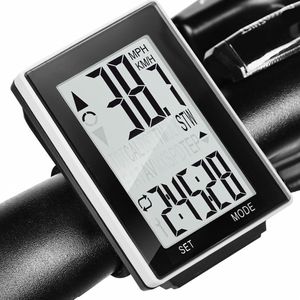 Fietscomputer - Draadloos - Digitaal - Met calorieteller - Kilometerteller - 16 Functies