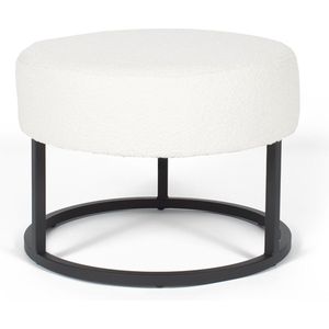 DOK 2 Evan Poef - Creme - Boucle - -