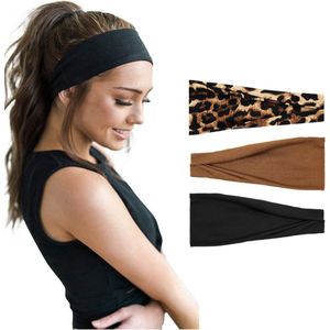 LIXIN Set 3 Stuks Vouwen Haarbanden - Dames haarbanden - Kleur 4 - Hoofdband dames - Volwassenen - Elastisch antislip - Yoga - Hardlopen - Haaraccessoires