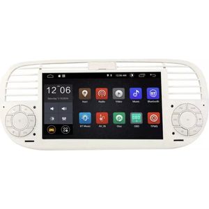 CarPlay Android Auto geschikt voor Fiat 500 2007-2015 Android 13 navigatie en multimediasysteem 2+32GB beige