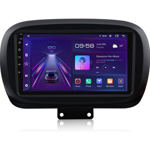 Android multimedia en navigatiesysteem geschikt voor Fiat 500X 2014-2021 1+16GB