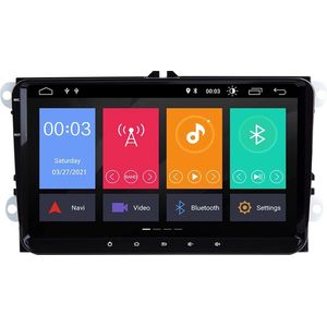 CarPlay Volkswagen Seat Skoda Android 10 navigatie en multimediasysteem 2+16GB 9inch