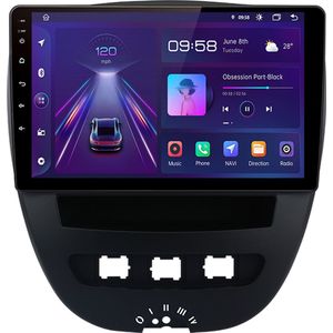 Wireless CarPlay 8core Citroen C1 2005-2014 Android 10 navigatie en multimediasysteem 6+128GB Android Auto