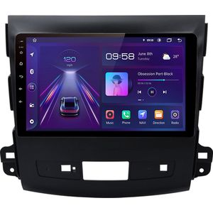 8core Wireless CarPlay Mitsubishi Outlander 2005-2013 (met Rockford) Android 10 navigatie en multimediasysteem 6+128GB