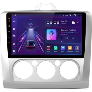 8core Wireless CarPlay QLED Ford Focus 2004-2011 Android 10 navigatie en multimediasysteem 8+256Gb Android auto
