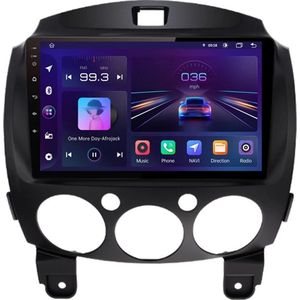 Mazda 2 2007-2014 Android 10 navigatie en multimediasysteem 1+16GB
