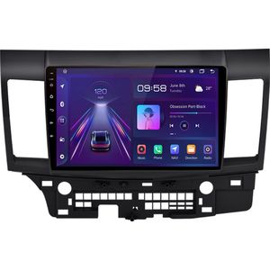 8core CarPlay Mitsubishi Lancer - met rockford - 2008-2012 Android 10 navigatie en multimediasysteem 2+32GB